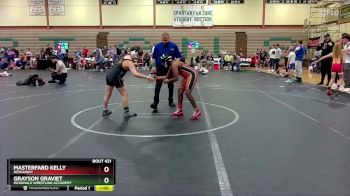 100-110 lbs Round 3 - Masterfard Kelly, Neshaminy vs Grayson Graviet, McDonald Wrestling Accademy