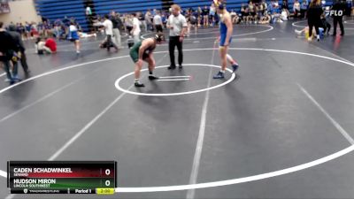 190 lbs Round 5 - Hudson Miron, Lincoln Southwest vs Caden Schadwinkel, Seward