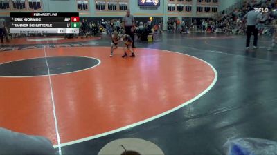 B-9 lbs Semifinal - Erik Kjormoe, Alburnett Mat Pack vs Tanner Schutterle, L-M FFWC