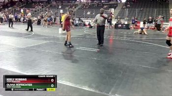 144 lbs Champ. Round 1 - Olivia Hofrichter, Team Wisconsin vs Keely Robbins, Team Nebraska