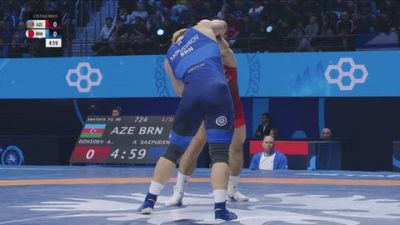 86 kg Qualif. - Arsenii Dzhioev, Azerbaijan vs Khidir Kurban A Saipudinov, Bahrain