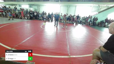 65 lbs Quarterfinal - Aiden Orbeta, SoCal Grappling vs Jared Ortega, TUF CA Wr Ac