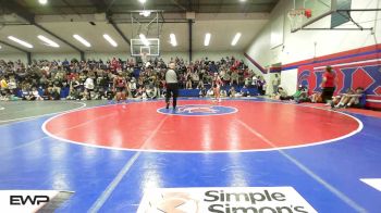 126 lbs Quarterfinal - Iris Cisneros, Newman Middle vs Tristan McClellan, Tulsa Union Girls