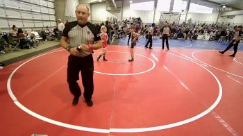 67-70 lbs Consolation - Bennett Tadpole, Keystone Wrestling Club vs Carson Huffman, Fort Gibson Youth Wrestling