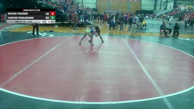 125 lbs Champ. Round 1 - Carter Foglesong, NEO vs Devon Frazier, Carl Albert