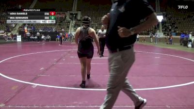 1-5A 165 Semifinal - Adia Daniels, Brewbaker Tech vs Mia Edwards, Elberta HS