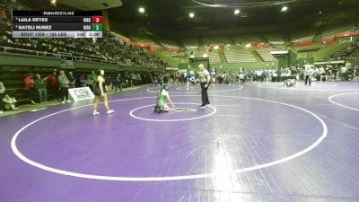 155 lbs Consolation - Laila Reyes, Kingsburg vs Nayeli Nunez, Highland (Bakersfield)