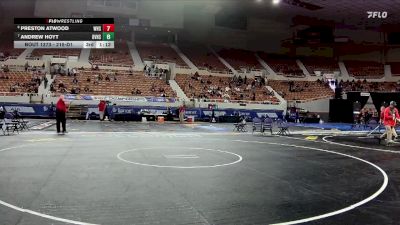 165-D2 Quarterfinal - Joshua Petty, Flowing Wells High School vs Tavier Garcia, Canyon View High School