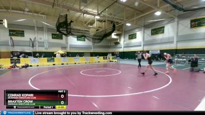 140 lbs 1st Place Match - Braxten Crow, Sheridan Wrestling Club vs Conrad Kopari, Dickinson Wrestling Club