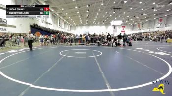 87 lbs Quarterfinal - Andrew Dolson, B2 Wrestling Academy vs Lucas Cianci, Club Not Listed