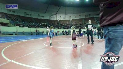 65 lbs Rr Rnd 3 - Tinslynn Burdick, Perry Wrestling Academy vs Rye Bowerman, Plainview Youth Wrestling Club