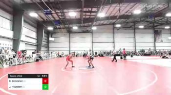 120 lbs Round Of 64 - Benny Carlos Gonzalez, CO vs Jonah Houston, GA