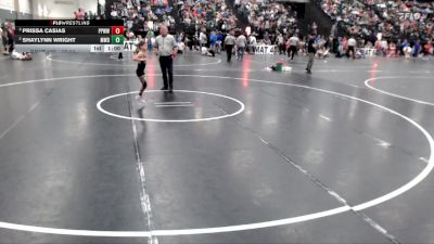 46-51 lbs Semifinal - Prissa Casias, Pikes Peak Warriors Wrestling vs Shaylynn Wright, Mid West Destroyers