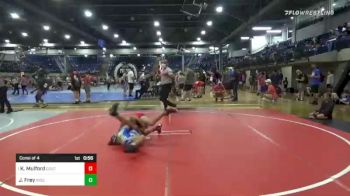 83 lbs Consi Of 4 - Kadin Mulford, Colorado Outlaws vs Jonah Frey, Independent