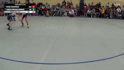 65 lbs Champ. Round 2 - Kade Brannan, Coyote Wrestling Club vs Owen Pronschinske, LAW