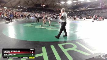 3A 113 lbs Semifinal - Jacoby Rodriguez, Hermiston vs Logan Heath, Spanaway Lake