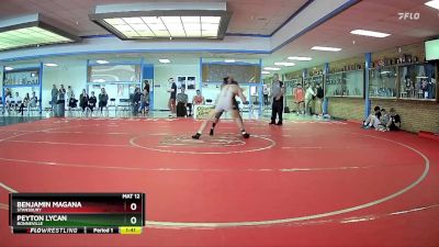 190 lbs Champ. Round 2 - Benjamin Magana, Stansbury vs Peyton Lycan, Bonneville