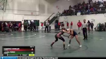 106 lbs Semifinal - Laura Perez, Carter vs Cadence Winkler, Covina