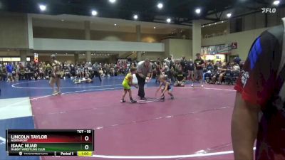 55 lbs Round 2 - Isaac Nuar, Rabbit Wrestling Club vs Lincoln Taylor, Northport