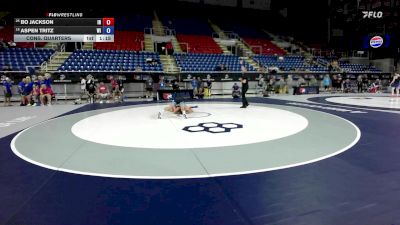 138 lbs Cons. Quarters - Bo Jackson, IN vs Aspen Tritz, WI