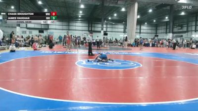 55 lbs Cons. Semi - Chase Broughton, Williamsburg Wrestling Club vs James Vaughan, Reaper Wrestling Club