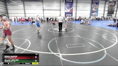 110 lbs Rd# 7- 10:45am Saturday Final Pool - Emma Mantei, Team Michigan vs Elijah Ledlow, Minion Black