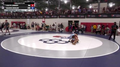 57 kg Champ. Round 4 - Colyn Limbert, Pittsburgh Wrestling Club vs Mason Ziegler, Lehigh Valley Wrestling RTC