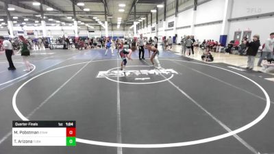 137 lbs Quarterfinal - Mahlon Pobstman, Stampede WC vs Taylor Arizona, Tuba City