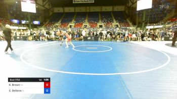 120 lbs Rnd Of 32 - Karson Brown, Ohio vs Charlie DeSena, Florida