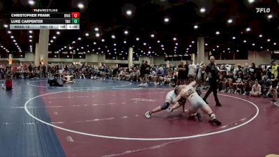 144 lbs Round 4 (6 Team) - Luke Carpenter, Team Mat Clash vs Christopher Frank, BRAWL Silver