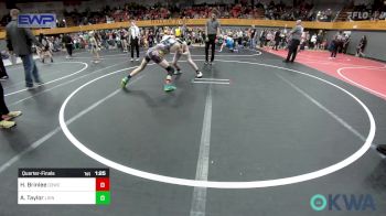 110 lbs Quarterfinal - Hayden Brinlee, D3 Wrestling Cluib vs Atticus Taylor, Lions Wrestling Academy