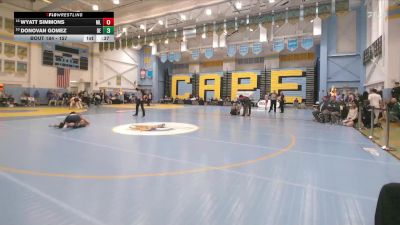 157 lbs Cons. Round 1 - Donovan Gomez, Delcastle H S vs Wyatt Simmons, Milford Senior