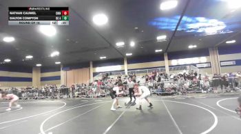 150 lbs Round Of 16 - Nathan Cauwel, Chino WC vs Dalton Compton, DC Academy
