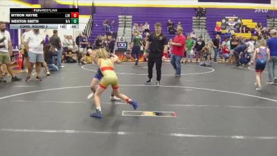 70 lbs Cons. Round 3 - Myron Hayre, Legacy Elite Wrestling vs Weston Smith, N/A