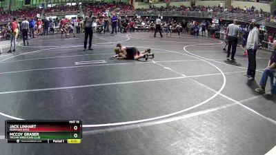 112 lbs Quarterfinal - McCoy Graser, Trojan Wrestling Club vs Jack Linhart, Nebraska Boyz