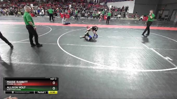 50 lbs 1st Place Match - Allison Holt, Northwestern vs Maisie Rabbitt ...