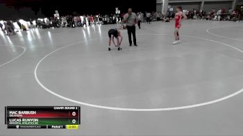 144 lbs Champ. Round 2 - Mac Barbush, Oklahoma vs Lucas Runyon, Immortal Athletics WC