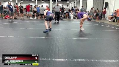 190 lbs Round 5 (6 Team) - Owen Klimas, Team Shutt GT vs Jack Rosenberger, New England Gold