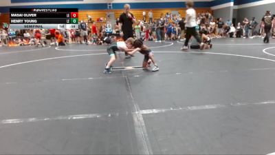 50 lbs Semifinal - Henry Young, Reverence Wrestling Club vs Masai Oliver, Summerville Take Down
