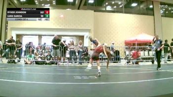 78 lbs Consi Of 4 - Ryker Johnson, Eastern Oregon Elite vs Luke Garcia, The Valley WC