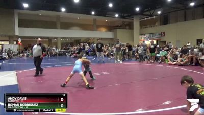 60 lbs Round 2 (6 Team) - Roman Rodriguez, Gulf Coast WC vs Andy Davis, Rabbit WC