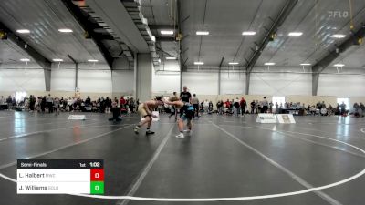 105 lbs Semifinal - Levi Halbert, MWC Wrestling Academy vs Jameson Williams, Gold Rush Wrestling