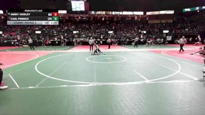 78 lbs Champ. Round 2 - Cael French, CPWA vs Jimmy Hurley, NBHA