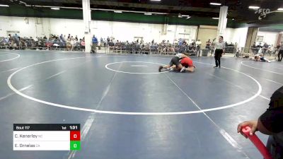 150 lbs Consi Of 64 #1 - Cole Kenerley, NC vs Elijah Ornelas, CA