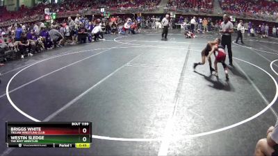 56 lbs Cons. Round 2 - Briggs White, Trojan Wrestling Club vs Westin Sledge, The Best Wrestler