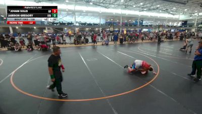 138 lbs Champ. Round 4 - Jamison Gregory, Unattached vs Jovani Solis, Gladiator Wrestling