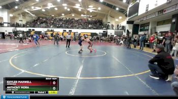 115 lbs Champ. Round 2 - Khyler Maxwell, Homedale vs Anthony Mora, Sage Valley