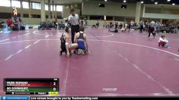 116 lbs Round 2 (6 Team) - Murk Romano, Alabama Elite White vs Bo Dominguez, Alabama Elite Gray