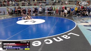 70 lbs 2nd Place Match - Royce Kean, Soldotna Whalers Wrestling Club vs Sawyer Barnes, Mid Valley Wrestling Club