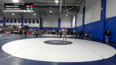 157 lbs Round Of 16 - Sean Callanan, Wakefield vs Hunter Gormally, Minnechaug